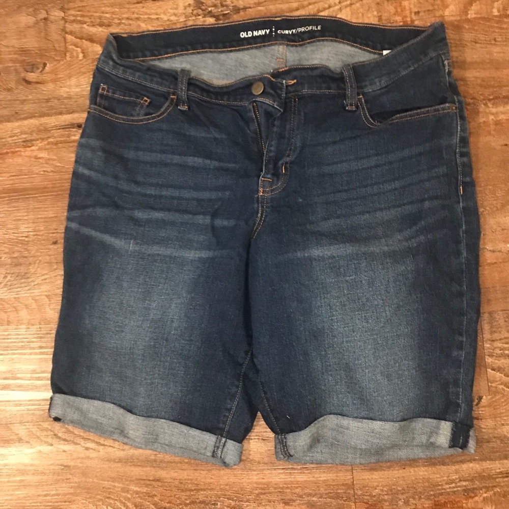 Denim shorts